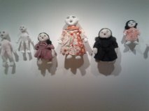 Sakiko Kono's stuffed dolls